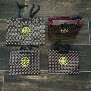 Tory Burch Shopping Bags (3 Small + 1 Medium)
